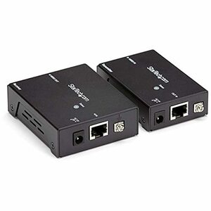 【中古】StarTech.com Cat5ケーブル対応HDMIエクステンダー延長器 最大70m HDBaseT規格対応 Power over Ethernet Ultra HD 4K ST121HDBTE