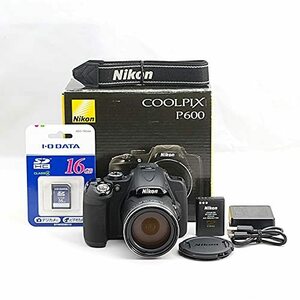 【中古】Nikon デジタルカメラ P600 光学60倍 1600万画素 ブラック P600BK