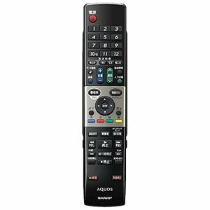 【中古】シャープ 液晶テレビ用リモコン RRMCGA738WJSA(0126380038)