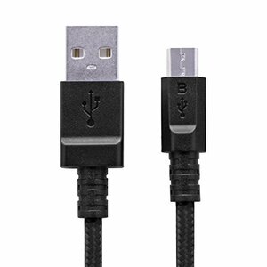 【中古】エレコム マイクロUSBケーブル microUSB 高耐久ケーブル 急速充電対応 [表裏がわかりやすい、台形コネクターを採用] 転送・充電 2A