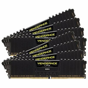 【中古】CORSAIR DDR4 メモリモジュール VENGEANCE LPX Series 8GB×8枚キット CMK64GX4M8A2133C13