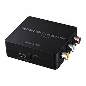 【中古】サンワサプライ HDMI信号コンポジット変換コンバーター VGA-CVHD3