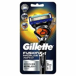 【中古】ジレット プログライド フレックスボール マニュアル 髭剃り 本体 替刃2個付