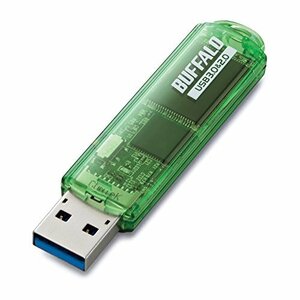 【中古】BUFFALO USB3.0対応 USBメモリ スタンダードモデル 32GB グリーン RUF3-C32GA-GR