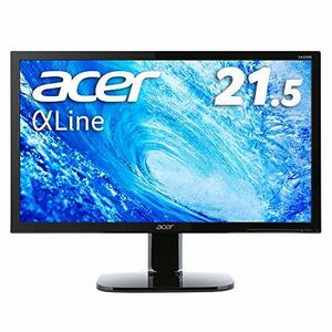 【中古】Acer モニター ディスプレイ AlphaLine 21.5インチ KA220HQbmidx フルHD TN HDMI DVI D-Sub スピーカー内蔵 ブルーライト軽減 VESA