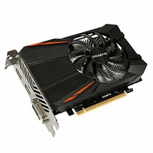 【中古】ギガバイトNvidia GV-N105TD5-4GD 4GB GDDR5 PCI-E - ブラック