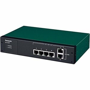 【中古】パナソニックESネットワークス 6ポート レイヤ2スイッチングハブ GA-AS4T PN25041