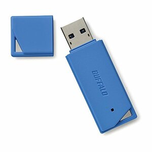 【中古】BUFFALO USB3.1(Gen1)対応 USBメモリー バリューモデル 32GB ブルー RUF3-K32GB-BL