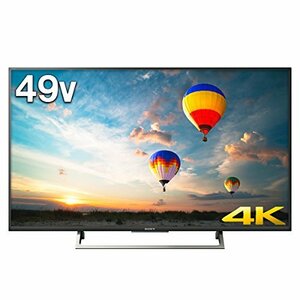 【中古】ソニー 49V型 液晶 テレビ ブラビア KJ-49X8000E B 4K Android TV 外付けHDD録画外付けHDD裏番組録画 2017年モデル