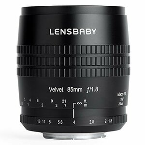 【中古】Lensbaby ソフトレンズ Velvet 85 85mm F1.8 ソニーαA用 フルサイズ対応