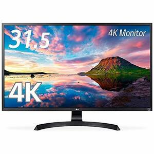 【中古】LG モニター ディスプレイ 32UD59-B 31.5インチ/4K/VA 非光沢/HDMI×2、DisplayPort/スピーカー搭載/高さ調節対応