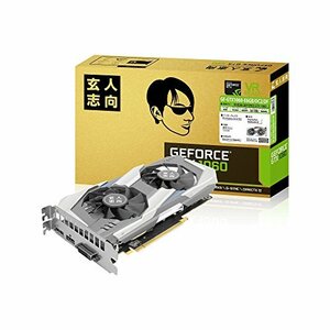 【中古】玄人志向 ビデオカード GEFORCE GTX 1060搭載 GF-GTX1060-E6GB/OC2/DF