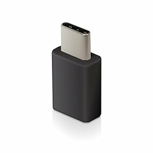 【中古】エレコム USB TYPE C 変換アダプタ 3A出力で超急速充電 [micro-B端子をUSB Type-C端子に変換] ブラック MPA-MBFCMADNBK