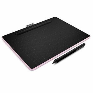 【中古】WACOM ペンタブレット（ベリーピンク）Wacom Intuos Medium ワイヤレス CTL-6100WL/P0