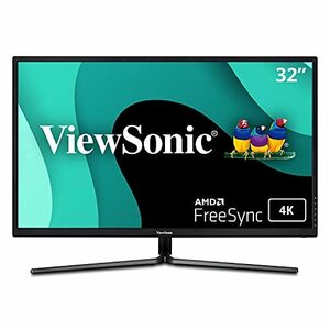 【中古】Viewsonic VX Series VX3211-4K-mhd computer monitor 80 cm (31.5”) 4K Ultra HD LCD Flat Black