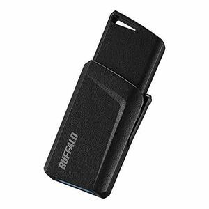 【中古】BUFFALO USB3.1(Gen1)プッシュスライドUSBメモリ 32GB ブラック RUF3-SP32G-BK
