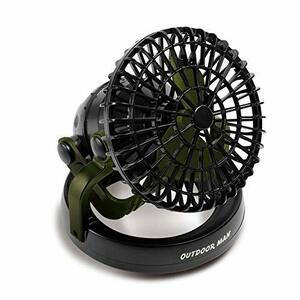 【中古】OUTDOOR MAN(アウトドアマン) FAN&LIGHT+ KOLT-001B