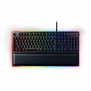 【中古】Razer Huntsman Elite JP ゲーミングキーボード 日本語配列 光学メカニカルスイッチ レザーレット製リストレスト付属 【日本品】