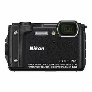 【中古】Nikon デジタルカメラ COOLPIX W300 BK クールピクス 1605万画素 ブラック 防水 耐寒 防塵