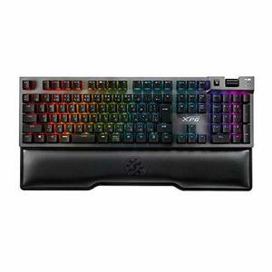 【中古】XPG SUMMONER CHERRY MX メカニカル ゲーミングキーボード RGB 100%アンチゴースト マグネットリストレスト USBパススルーポート