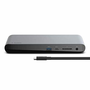 【中古】Belkin ドッキングステーション ハブ USB-C Thunderbolt3 Macbook Pro 2020 / Air iPad Pro / M1 iPad Pro / M1 iMac 5Kディスプレ