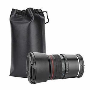 【中古】Aukson カメラレンズ 中望遠カメラレンズ 焦点距離85mm F1.8-F22 大口径フルフレーム 手動ミラーレスカメラ Eレンズ ソニー用