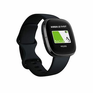 【中古】Fitbit Sense Alexa搭載/GPS搭載 スマートウォッチ Carbon/Graphite カーボン/グラファイト L/S サイズ [日本正規品]