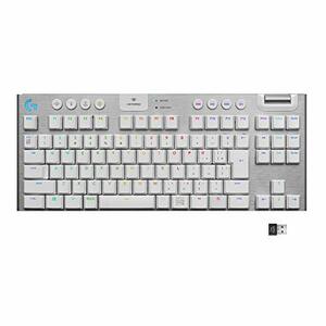 【中古】Logicool G ロジクール G ゲーミングキーボード テンキーレス ワイヤレス G913 TKL ホワイト 薄型 GLスイッチ タクタイル 日本語配