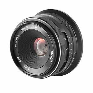 【中古】MEKE MK 25mm F1.8 APS-C 大口径広角レンズ マニュアルフォーカスレンズ Nikon ZマウントミラーレスカメラZ50用