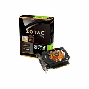 【中古】ZOTAC GeForce グラフィックボード GTX750 1GB 日本正規代理店品 VD5282 ZTGTX750-1GD5R01