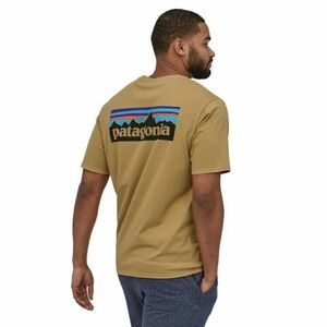 PATAGONIA パタゴニア P-6 ロゴ オーガニック メンズ Tシャツ P-6 LOGO ORGANIC T-SHIRT 38535 CLASSIC TAN CSC クラシックタン　Mサイズ