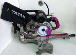 ☆HITACHI 日立工機 165mm 卓上スライド丸のこ【C6RSHC】USED品☆