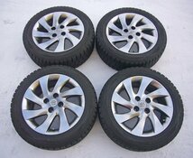 ☆TOYOTA トヨタ bB純正 15インチホイル 6J +40 4H PCD100 スタッドレス WINTERMAXX WM01 185/55R15 18年製 USED品☆_画像1