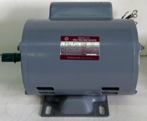 ☆美品!HITACHI 日立モートル 0.4KW 4P 単相 モーター【EFOU-KR 1211-3310】②☆