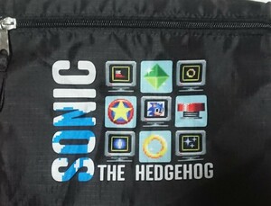 即決 ソニック・ザ・ヘッジホッグ ナイロン マルチポーチ 23×17 新品タグ付き セガ SEGA Sonic the Hedgehog