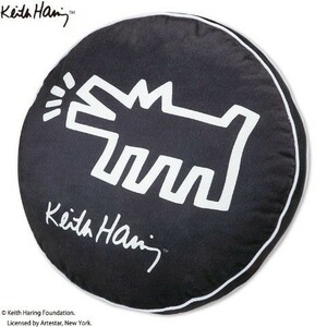 即決 キース・ヘリング フロアクッション 45×45 新品タグ付き Keith Haring 