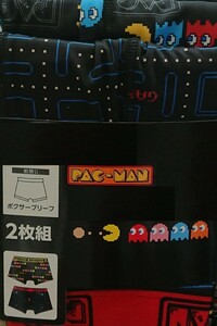 即決 パックマン 2枚組ボクサーブリーフ【L】新品タグ付き PAC-MAN ファミコン パンツ