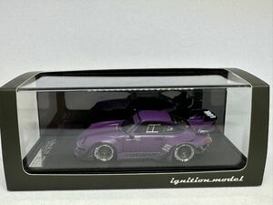 [絶版品] 1/43 IG2174 RWB 993 Matte Purple ignition model イグニッションモデル 中井 Porsche ポルシェ RAUH-Welt BEGRIFF 