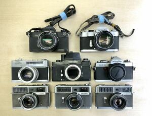 【まとめ売り】ジャンク品 ミノルタ カメラ まとめ ８台 セット 動作未確認 MINOLTA HI-MATIC HI-MATIC7 SR-7 SR-1 XG2 X-1 中古品