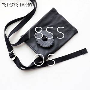 YSTRDY’S TMRRW イエスタデイズトゥモロー ラナウェイネックポーチ BLACK ONE SIZE