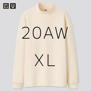 UNIQLO ユニクロUモックネックプルオーバー（長袖） 30NATURAL XL