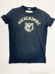 アバクロ　Abercrombie&Fitch　クラッシュTシャツ　＜美品＞　Sサイズ　ネイビー