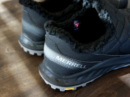 ★ 24.5cm (US7.5) ★ MERRELL メレル アントラ 3 サーモ MOC 067780 黒 ウインターブーツ スリッポン 軽量 アウトドア 新品 正規品