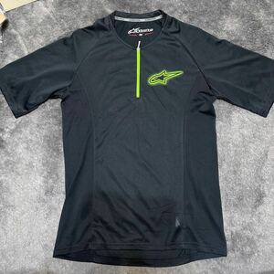 alpinestars ROVER2 S/Sジャージ カラーBLACK BRIGHT GREEN １度使用