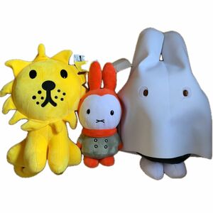 ミッフィー ライオン おばけミッフィー ぬいぐるみ miffy BIG 大きいぬいぐるみ まとめ売り タグ付き 新品未使用品