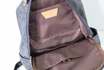 2559-23W0191★russet ラシット★美品 未使用品 デイリーリュックサック グレーモノグラム 旅行やビジネスも◎ A4対応　_画像3