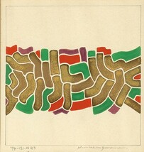 山村国晶画額「74-121-N123」　アクリル　紙　サイン、タイトル　14.5×14　F:34×34.5　1974年_画像1
