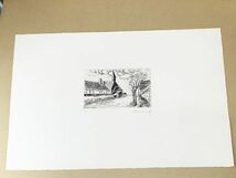 モーリス・ド・ヴラマンク版画「作品8」　銅版画　サイン　10×16　S:32.8×50.5　Maurice de Vlaminck_画像4