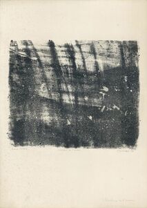 ジャン・デュビュッフェ版画「影の筆記」　リトグラフ　EA版　サイン　33×40　S:63.5×45　1958