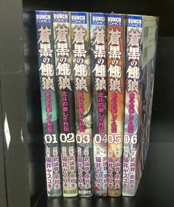 ☆蒼黒の餓狼　北斗の拳レイ外伝　全6巻完結セット　猫井ヤスユキ　武論尊　原哲夫　新潮社　中古☆